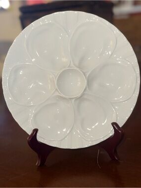 Pillivuyt France
Porcelain Oyster Plate